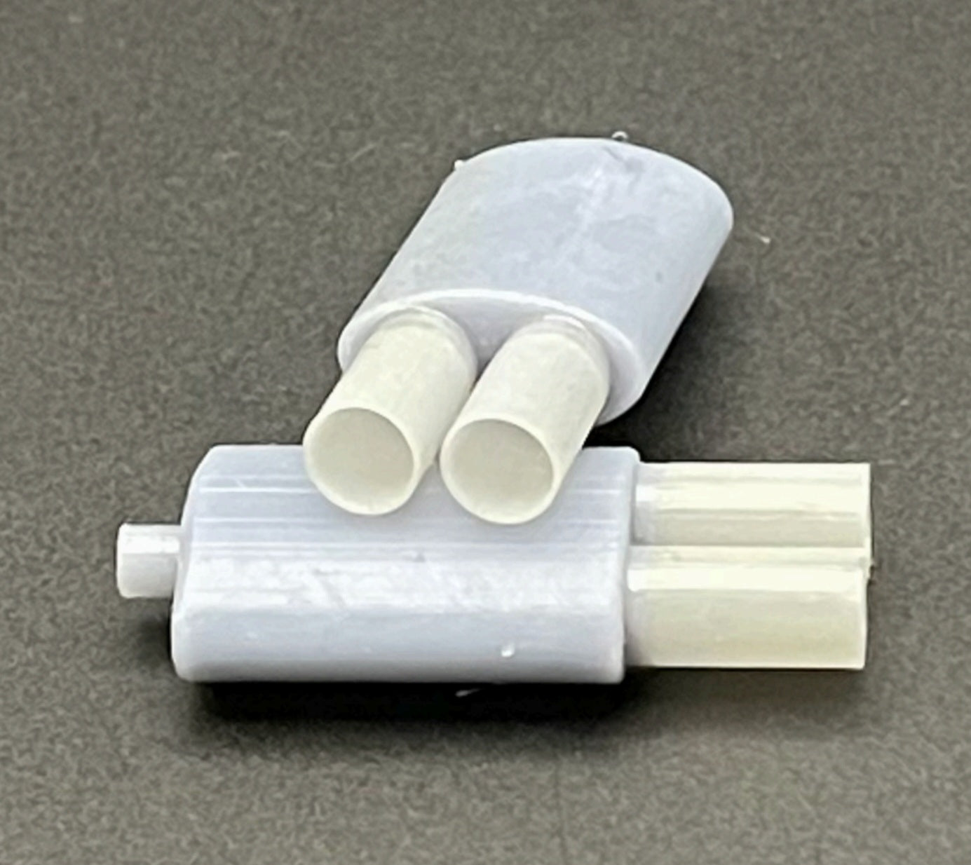 Exhaust with Backbox Dual straight tip